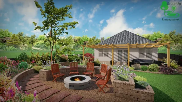 GreenUp Kerttervezes kerti kiulo latvanyterv 246